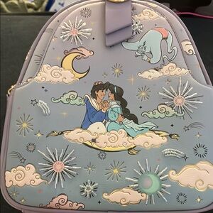 Disney Aladdin Backpack - Lavender and Cream